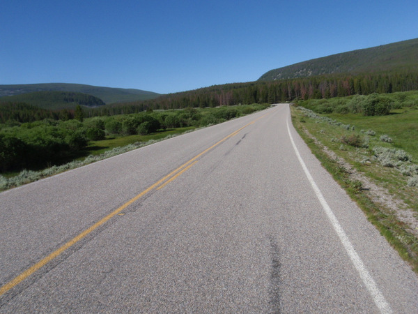 Southbound on Montana Hwy-73.